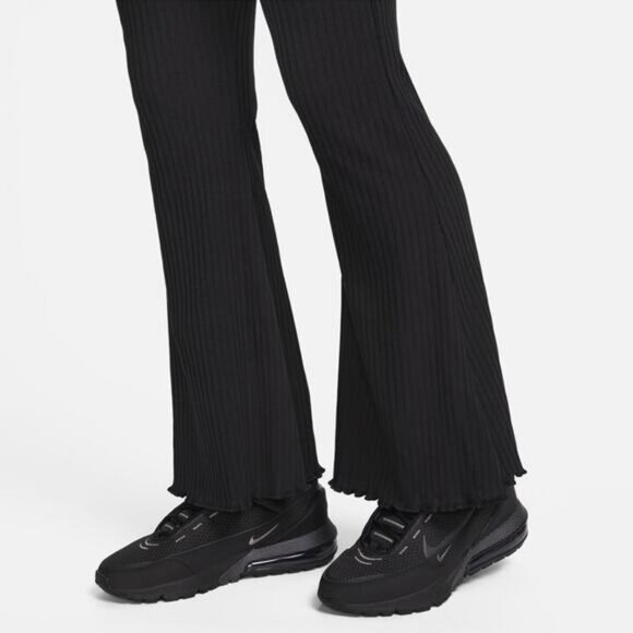 Nike High Waisted Ribbed Flare Leg Pant Size Small - Picture 2 of 7